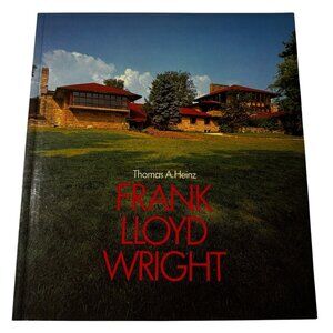 Frank Lloyd Wright Illustrated book full color rare vintage 1982 Thomas Heinz